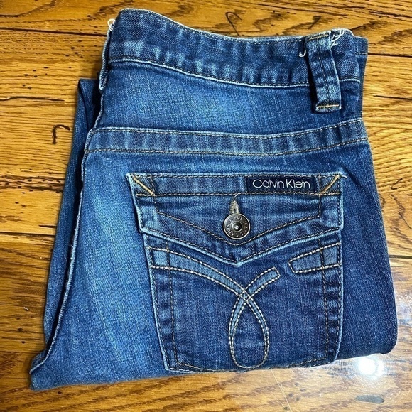 CALVIN klein boot cut jeans size 8 C21 - Picture 10 of 10